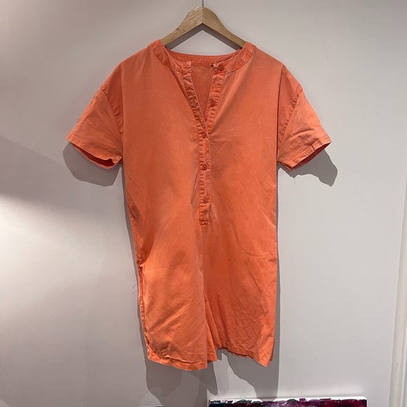 Vintage orange playsuit M - Picture 1 of 2